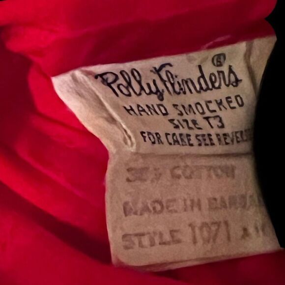 2 Vintage Polly Flanders Smock Dresses Size 3T - Picture 4 of 7